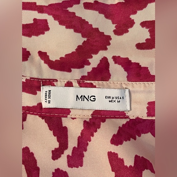 Mango printed satin dress - Picture 6 of 7